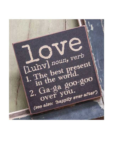 Love Definition Sign