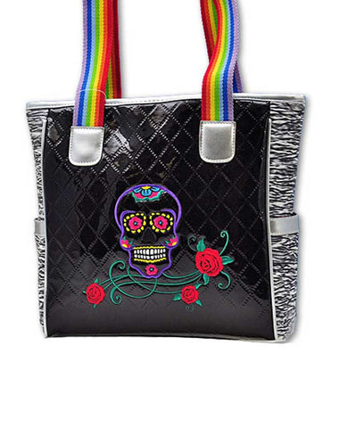 Black Skull Handbag