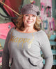 Happy Sweatshirt Tunic Happy Sweatshirt Tunic