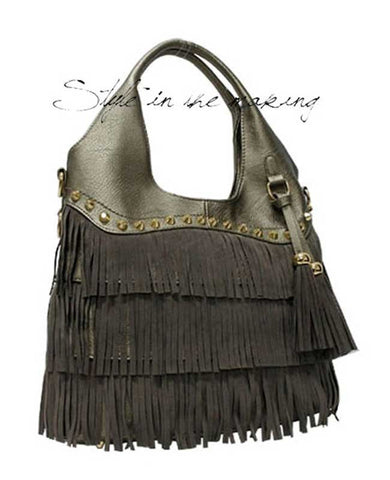 Fringe with Tassles Designer Inspired Handbag