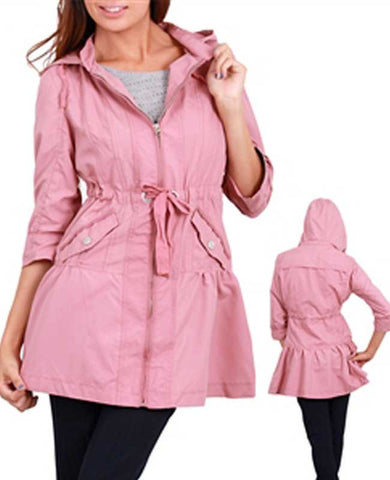 Pink Anorak Hooded Jacket